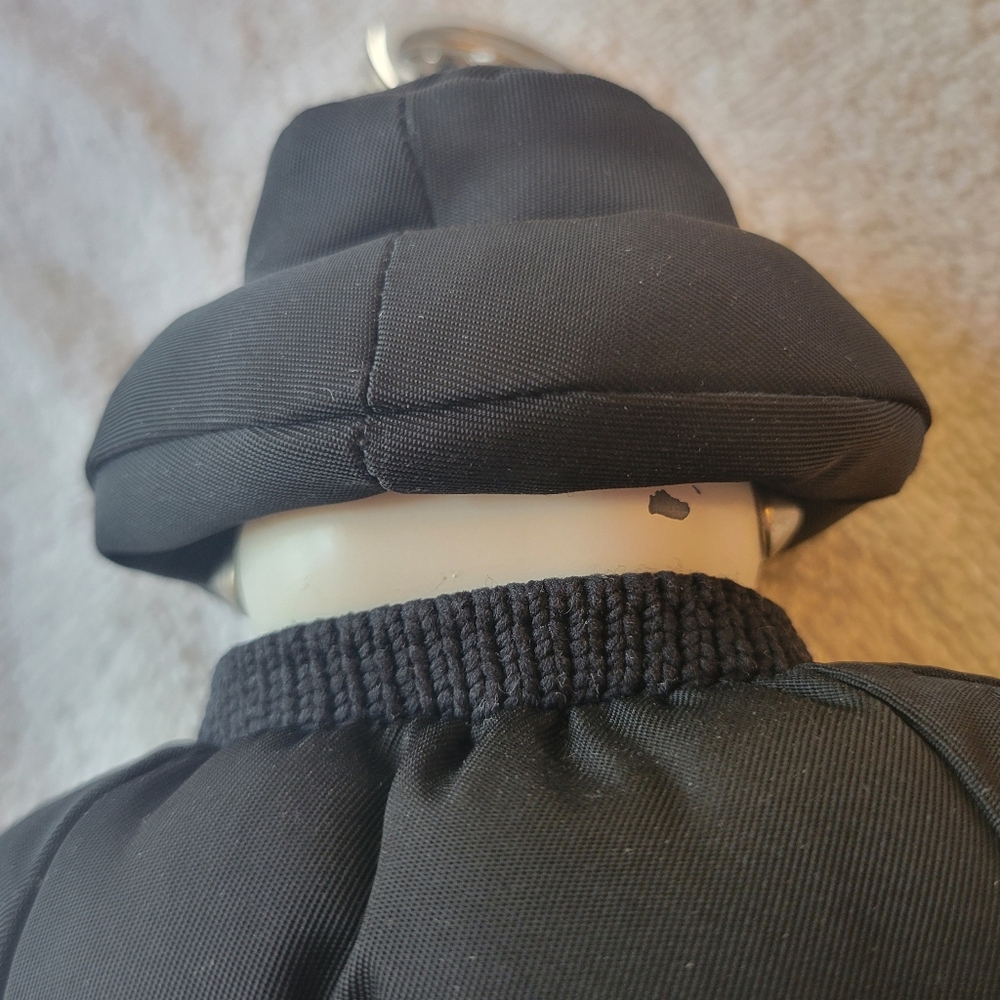 Prada Soft Robot Re-Nylon Bucket Hat Keychain Charm Black Nylon - Picture 4 of 9